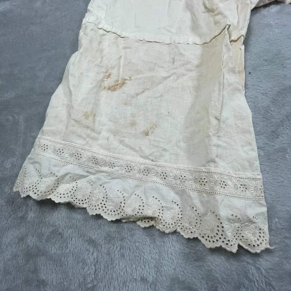 Vintage Raggedy Ann Mask Pantaloons Pants Halloween Scary Horror 1970s Handmade